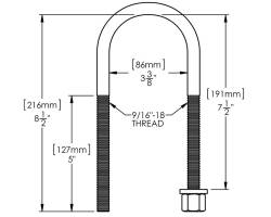 TRAIL-GEAR | ALL-PRO | LOW RANGE OFFROAD - TRAIL-GEAR U-Bolt, Flip Kit, Front 84-85    -110043-1-KIT - Image 3