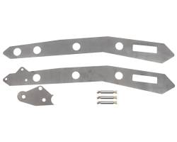 Undercarriage Armor - Toyota Tacoma - TRAIL-GEAR - TRAIL-GEAR 95-04 Tacoma Frame Plate/IFS Box Mount Kit    -130093-1-KIT