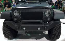 IRON CROSS - IRON CROSS Front Full Width Bumper for Jeep Wrangler JK JKU 07-18 - WITH BAR - GP-1300 - Image 2