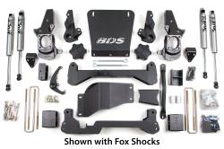 BDS Suspension - BDS Suspension Chevrolet/GMC 4WD 7" Lift Kit for 01-10 2500 HD Silverado/Sierra 3/4 ton pickup - 189H - Image 4