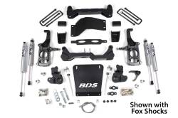 BDS Suspension - BDS Suspension 2011-2019 Chevy 2500HD 2wd/4wd 4.5" No Torsion Bar Drop Suspension System - 719H - Image 4