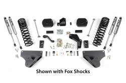 BDS Suspension - BDS Suspension 2014-18 Ram 2500 4wd Gas Models Only 4" Radius Arm Drop Suspension System w/Rear Coil Spacer Kit - 1609H - Image 1