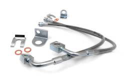 Rough Country - Brake Accessories - Rough Country - Rough Country BRAKE LINES | JEEP WRANGLER JK (07-18) | FRONT