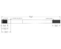 TRAIL-GEAR - Longfield Jimny JB23 Inner Axle Shafts, 33 to 22 spline - 303904-3-303905-3 - Image 4