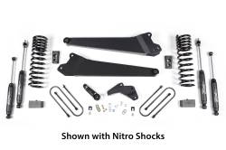 Zone Offroad - Zone Offroad 4.5" Radius Arm Suspension Lift Kit for 2013-17 Ram 3500 Diesel - D54 - Image 1