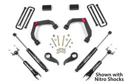 Zone Offroad 3" Adventure Series UCA Lift System 2011-19 Chevy / GMC 2500HD / 3500HD - C37N/C38N