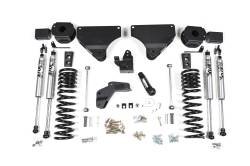 BDS Suspension 4" Radius Arm Drop Suspension System for 2014-18 Ram 2500 Gas 4WD w/Rear Air Ride Gas Only - 1633H