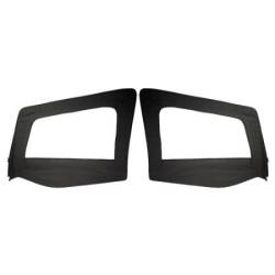 Soft Top Door Skins Only 87-95 Wrangler YJ Black Denim Smittybilt