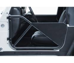 SRC Tubular Doors Rear 97-06 Wrangler TL/LJ Black Textured SmittyBilt