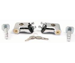 Smittybilt - Locking Hood Catch Kit 97-06 Wrangler TJ/LJ Chrome Smittybilt - Image 1