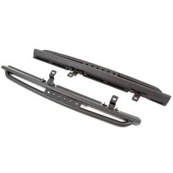 Smittybilt - SRC Classic Rock Rails 07-18 JK Wrangler 2 Door(Oem Style) W/ Step Black Textured Smittybilt - Image 3