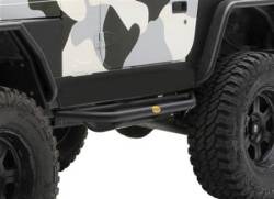 Smittybilt - SRC Side Armor Rocker Guards 04-06 Umlimited LJ Steel Powder Coat Smittybilt - Image 1
