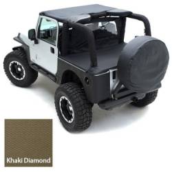 Smittybilt - Wind Breaker 07-Pres Wrangler JK 2 DR Khaki Diamond Smittybilt - Image 1