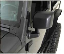 Windshield Brackets 2007-2018 Jeep Wrangler JK | Black | Smittybilt