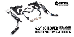 BDS Front Coilover Upgrade Kits for 11-19 Chevy /GMC 2500 / 3500 4wd / 2wd with 4.5" - 6.5" of Lift Height - 735FDSC