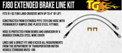 TRAIL-GEAR | ALL-PRO | LOW RANGE OFFROAD - Trail-Gear FJ80 '91-'92 Brake Line Kit - 304381-1-KIT - Image 3