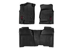 Rough Country - ROUGH COUNTRY FLOOR MATS FR & RR | CREW | CHEVY/GMC CANYON/COLORADO (15-22) - Image 1