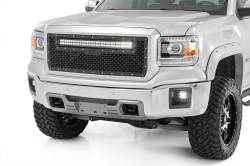 Rough Country - Rough Country GMC MESH GRILLE W/30IN DUAL ROW BLACK SERIES LED (14-15 SIERRA 1500) - 70190 - Image 5