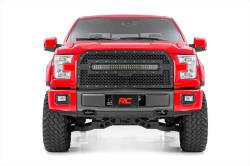 Rough Country FORD MESH GRILLE W/30IN DUAL ROW BLACK SERIES LED (15-17 F-150) - 70193 
