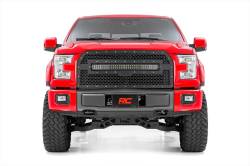 Rough Country FORD MESH GRILLE W/30IN DUAL ROW BLACK SERIES LED (15-17 F-150) - 70193 