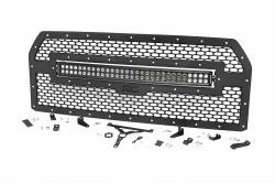 Rough Country - Rough Country FORD MESH GRILLE W/30IN DUAL ROW BLACK SERIES LED (15-17 F-150) - 70193 - Image 6