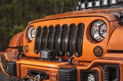 Rugged Ridge - Rugged Ridge GRILLE INSERTS, MESH, BLACK; 07-17 JEEP WRANGLER JK - 11306.31 - Image 3