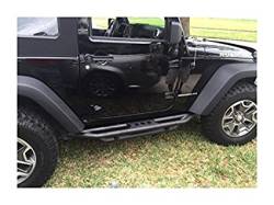 Smittybilt - SRC Rock Sliders 07-2017 Jeep JK Wrangler 2 Door Steel Black Textured Powder Coat By Smittybilt - Image 5