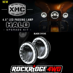 VISION X Lighting - Vision X XMC 4.5" LED PASSING LAMP HALO UPGRADE KIT *Select Color* Motorcycle - XMC-45RDHBKIT, XMC-45RDHKIT - Image 2