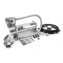 VIAIR 460C Chrome Compressor Kit, 3/8" Port (12V, CE, 100% Duty / Sealed) - 46043