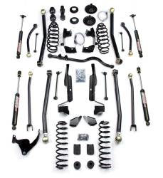 TeraFlex Jeep Wrangler JK 4" Elite LCG Long FlexArm Lift Kit w/ 9550 Shocks