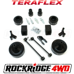 TeraFlex Jeep Wrangler JK 2.5" Budget Boost w/ Shock Extensions - 1355210