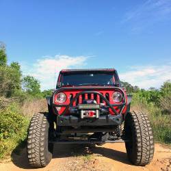 Motobilt - MOTOBILT JK STUBBY FRONT BUMPER WITH GRILL HOOP / STINGER - MB1006-L - Image 2