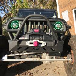 Motobilt - MOTOBILT JEEP YJ, TJ, LJ FRONT BUMPER WITH GRILL HOOP & STINGER - MB1069-L - Image 7