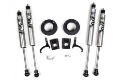 BDS Suspension 2" Spacer Kit for the new 2014-18 Ram 2500 4wd with the redesigned RADIUS ARM front suspension and rear AirRide suspension - 1635H