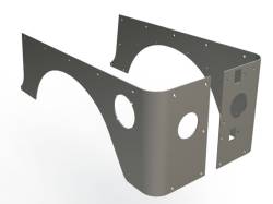 Motobilt - MOTOBILT JEEP TJ FACTORY CUT CORNER GUARDS - MB1055 - Image 1