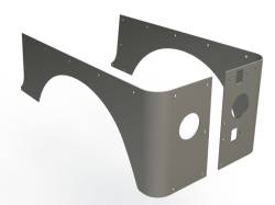 Motobilt - MOTOBILT JEEP TJ 4" STRETCH CUT CORNERS - MB1058 - Image 1