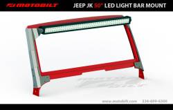 Motobilt - MOTOBILT JEEP JK 50" LED LIGHT BAR MOUNTS - MB1004 - Image 4