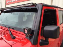 Motobilt - MOTOBILT JEEP JK 51-3/8" LED LIGHT BAR MOUNTS - MB1009 - Image 2