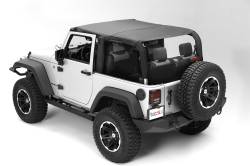 Rugged Ridge - MONTANA POCKET ISLAND TOPPER, BLACK DIAMOND; 10-18 WRANGLER JK, 2 DOOR - 13621.35 - Image 1