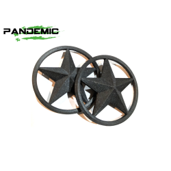 Pandemic Jeep JK Tailgate Plugs - Stars - Pair - PAN-P-3