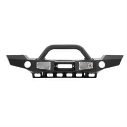 Smittybilt - Smittybilt XRC Atlas Front Bumper with Grill Guard and Fog Light Holes 07-18 Wrangler JK - Image 2