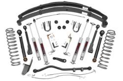 Rough Country - ROUGH COUNTRY 4.5 INCH LIFT KIT RR SPRINGS | X-SERIES | JEEP CHEROKEE XJ (84-01) - Image 1