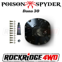 Poison Spyder - Poison Spyder Bombshell Differential Cover - Dana 30 - Black Powdercoated Finish - Image 1