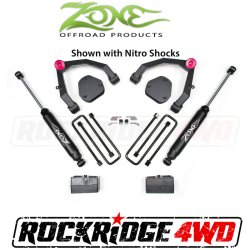 Zone Offroad 3.5" Adventure Series UCA Kit 07-13 Chevy/GMC 1500 2WD - C30N