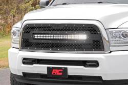 Rough Country - Rough Country DODGE MESH GRILLE W/30IN DUAL ROW BLACK SERIES LED (13-18 RAM 2500/3500) - 70152 - Image 2