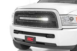 Rough Country - Rough Country DODGE MESH GRILLE W/30IN DUAL ROW BLACK SERIES LED (13-18 RAM 2500/3500) - 70152 - Image 3