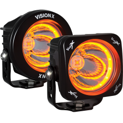 VISION X Lighting - Vision X 3.0-3.7" OPTIMUS AMBER HALO *Select Square or Round* - XIL-OPRHA115 - Image 1