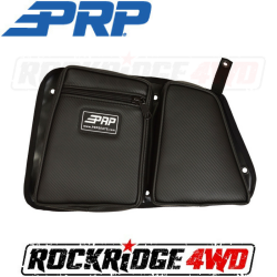 PRP Seats - PRP RZR Storage Door Bag with Knee Pad Driver & Passenger SET - Carbon Fiber Black 