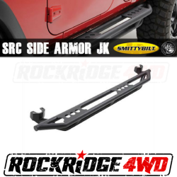 Smittybilt Smittybilt Rock Crawler Side Armor (Light Texture Finish) for 07-18 Jeep Wrangler JKU 4-Door - 76634LT