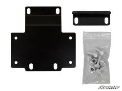 SuperATV Honda Pioneer 1000 Winch Mounting Plate - WM-H-PIO1K-02